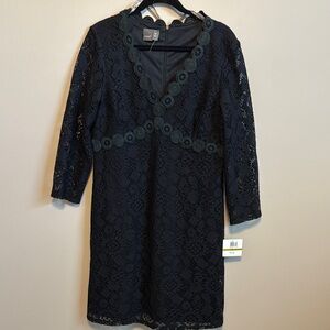 Elegant Black Lace Dress